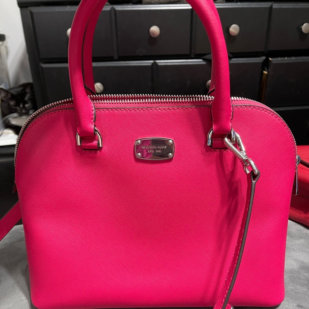 Michael Kors hot pink purse